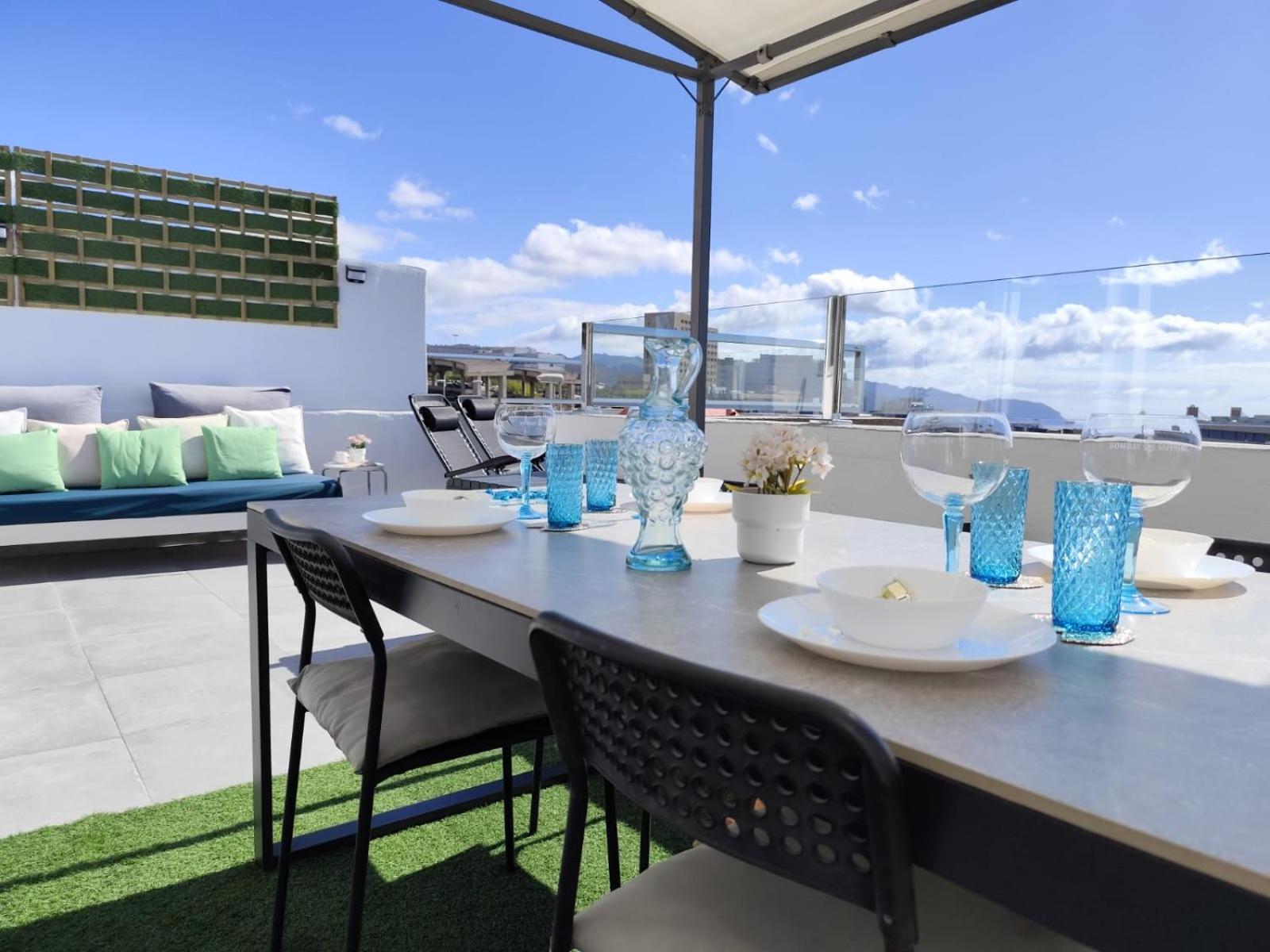 Апартаменты Atico Micaela. Terraza Y Vistas Санта-Крус-де-Тенерифе Экстерьер фото